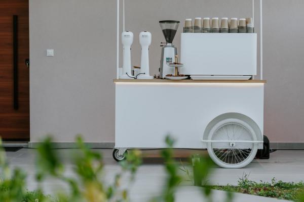 mobile coffee cart
