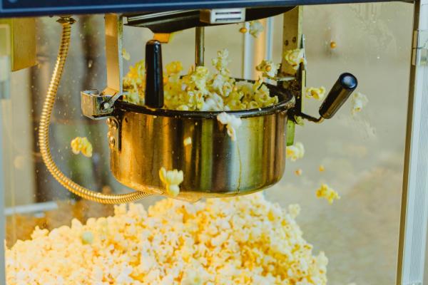 pop corn mobile cart